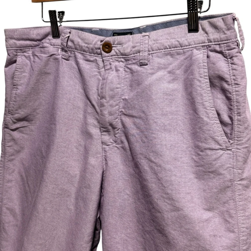 J.Crew Club Purple Shorts Size 33 Lightweight Preppy Flat Front Summer Resort